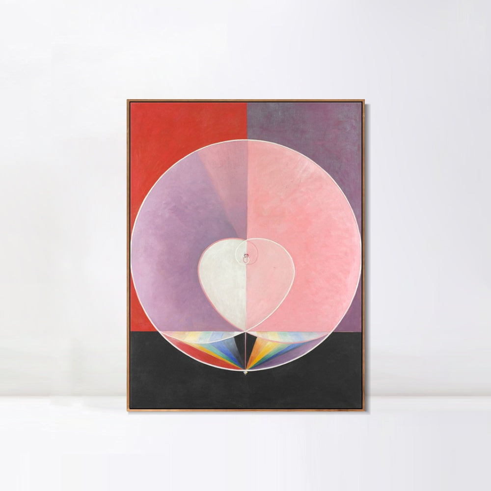 INVIN ART Framed Canvas Doves No.2,1915 by Hilma Af Klint Wall Art Living Room Home Office Decorations