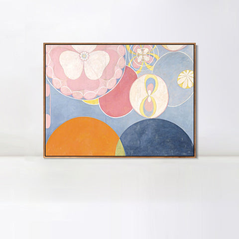INVIN ART Framed Canvas Series#38 by Hilma Af Klint Wall Art Living Room Home Office Decorations