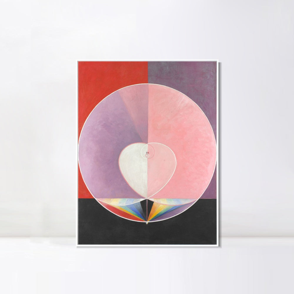 INVIN ART Framed Canvas Doves No.2,1915 by Hilma Af Klint Wall Art Living Room Home Office Decorations