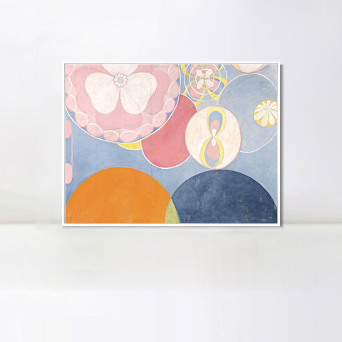 INVIN ART Framed Canvas Series#38 by Hilma Af Klint Wall Art Living Room Home Office Decorations