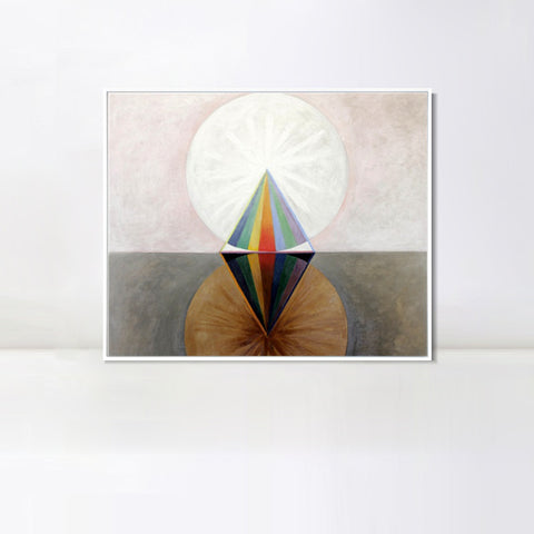 INVIN ART Framed Canvas Group Ix Swan No 12 1915 by Hilma Af Klint Wall Art Living Room Home Office Decorations
