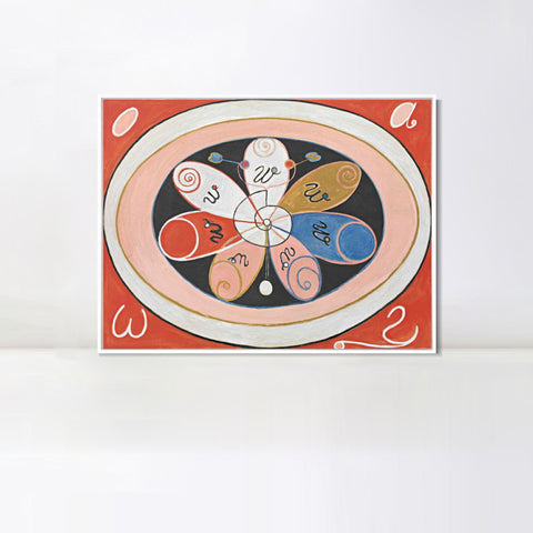 INVIN ART Framed Canvas untitled 1908 by Hilma Af Klint Wall Art Living Room Home Office Decorations