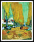 Framed Canvas Arisikon by Vincent Van Gogh Wall Art