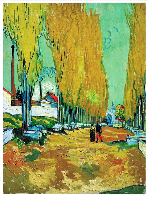 Framed Canvas Arisikon by Vincent Van Gogh Wall Art