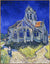 Framed Canvas Church at Auvers (aka The Church at Auvers);1890 by Vincent Van Gogh Wall Art