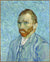 Framed Canvas Self Portrait-Orsay;1889 by Vincent Van Gogh Wall Art