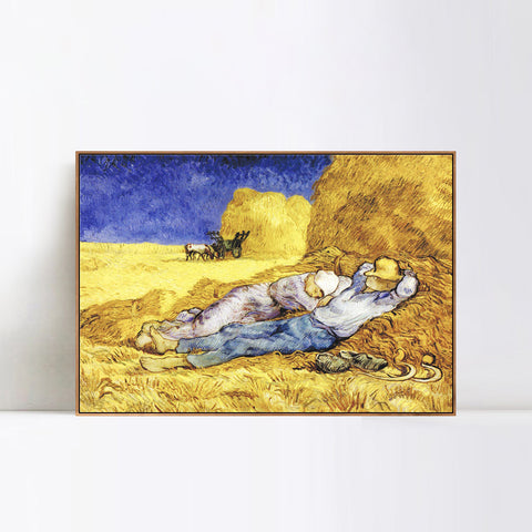 INVIN ART 100% Hand Painted Framed Canvas Series#69 by Vincent Van Gogh,Famous Oil Paintings Reproduction Modern Artwork Wall Art