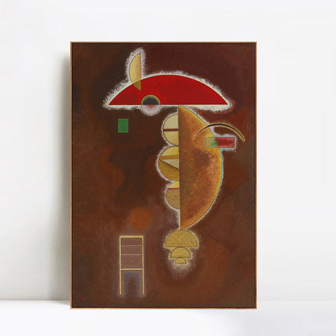 INVIN ART Framed Canvas Giclee Print GEDRUCKT by Wassily Kandinsky Wall Art Living Room Home Office Decorations