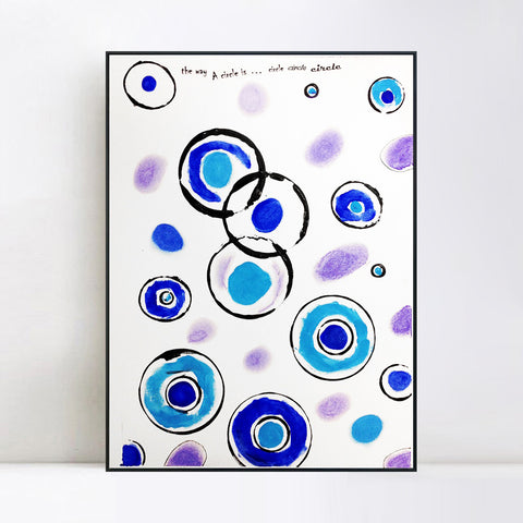INVIN ART Framed Canvas Giclee Print Series#171 by Wassily Kandinsky Wall Art Living Room Home Office Decorations