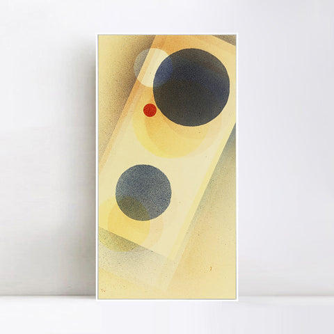 INVIN ART Framed Canvas Giclee Print ENTR??CKT (REMOVED) by Wassily Kandinsky Wall Art Living Room Home Office Decorations
