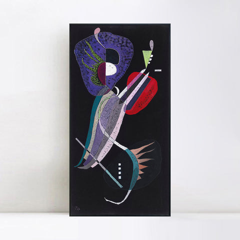 INVIN ART Framed Canvas Giclee Print Series#190 by Wassily Kandinsky Wall Art Living Room Home Office Decorations