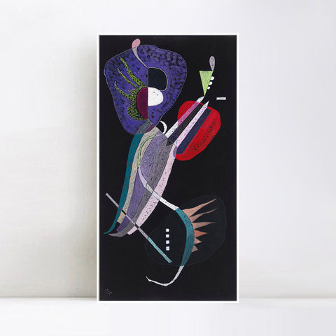 INVIN ART Framed Canvas Giclee Print Series#190 by Wassily Kandinsky Wall Art Living Room Home Office Decorations